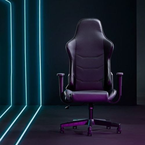 Contemporary chair - CHEEVO ESPORTS - KI - indoor / leather / plastic base