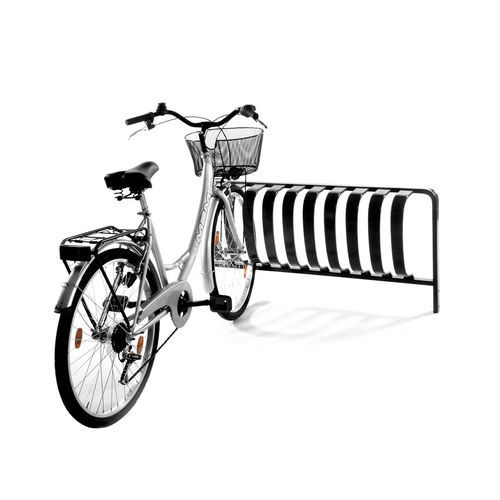 Floor-mounted bike rack - BASIC - GUYON - horizontal / double / covered