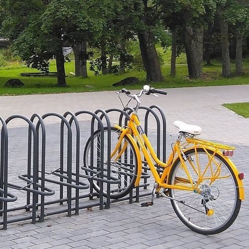 Floor-mounted bike rack - ELEGANCE - GUYON - secure / for public space / for urban areas