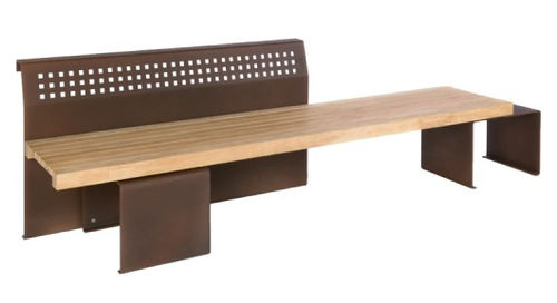 contemporary public bench - GUYON