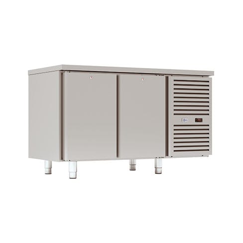 Commercial refrigerated counter - PRO 260 S - Kristal Endustriyel A.S. - 2 doors / with drawers / stainless steel