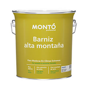 Protective varnish - BARNIZ ALTA MONTAÑA - PINTURAS MONTO - UV-resistant / for wood / high-gloss