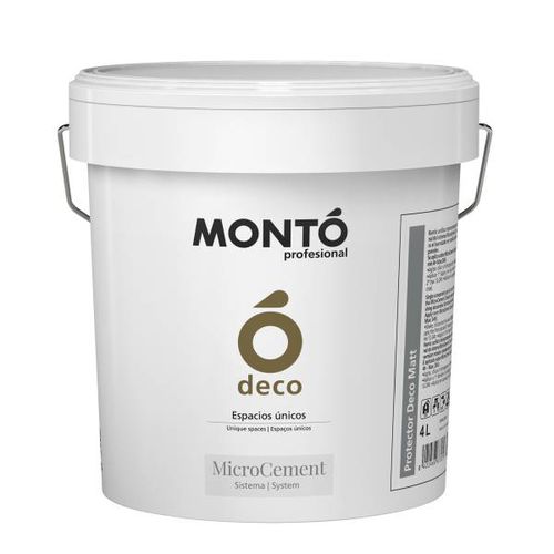 Sealing varnish - MICROCEMENT PROTECTOR DECO MAT - PINTURAS MONTO - acrylic / for wood / abrasion-resistant