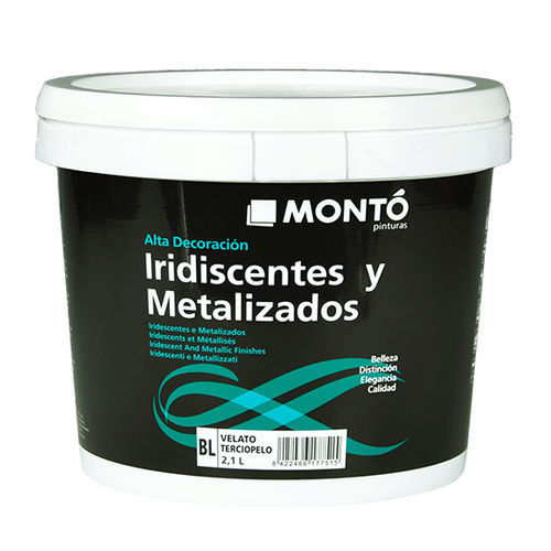 Decorative coating - VELATO TERCIOPELO - PINTURAS MONTO - finishing / indoor / plaster