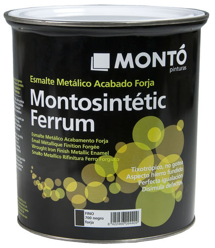 Protective paint - MONTOSINTÉTIC FERRUM - PINTURAS MONTO - anti-corrosion / outdoor / indoor