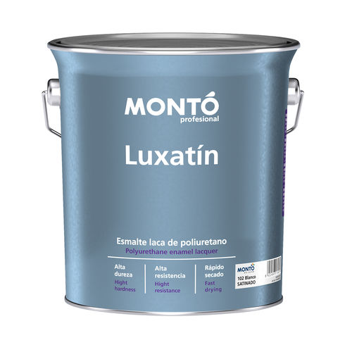Protective paint - LUXATIN - PINTURAS MONTO - finish / indoor / outdoor