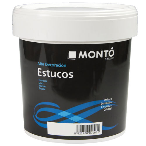 Decorative coating - GRASELLO - PINTURAS MONTO - indoor / outdoor / for wall