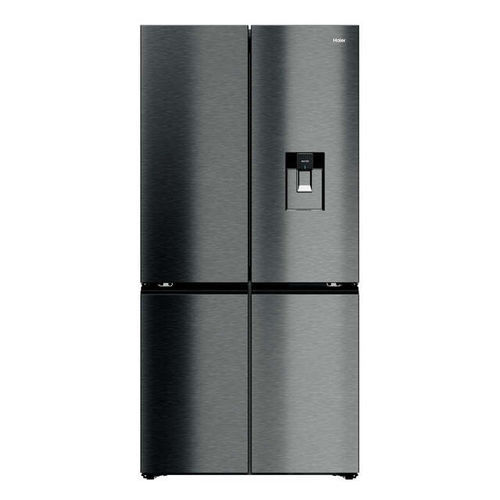 4-door refrigerator-freezer - HCW79F19EHSB(UK) - Haier - home / standalone / stainless steel