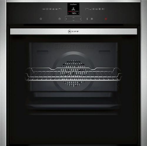 Electric oven - B57CR22N0B - NEFF - rotisserie / hot air / built-in