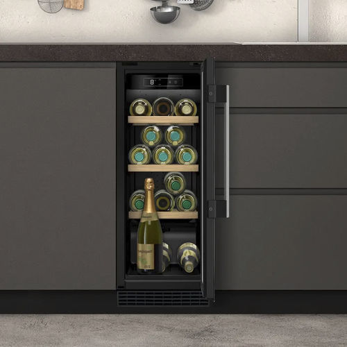 Serving wine cabinet - KU9202HF0G - NEFF - built-in / undercounter / bamboo