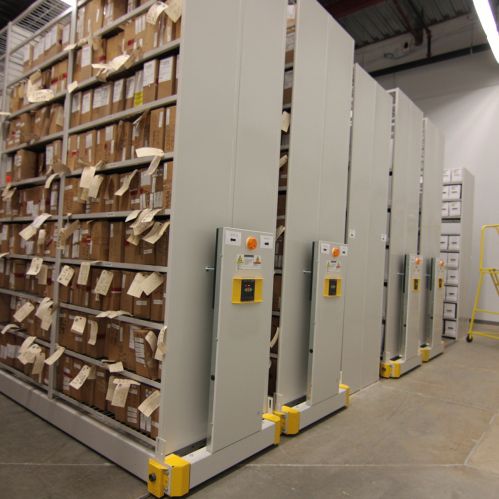 Storage mobile shelving - ACTIVRAC 7P - Spacesaver - standard / electric / steel