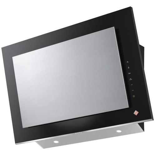 Wall-mounted range hood - DHV7962X - DE DIETRICH ELECTROMENAGER - with built-in lighting