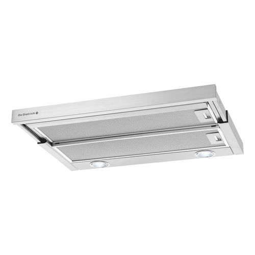 Built-in range hood - DHT1146X - DE DIETRICH ELECTROMENAGER - with built-in lighting