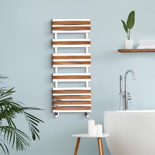 Hot water towel radiator - GEMINI X - HAMMAM DESIGN RADIATOR - electric / 0...500 w / design