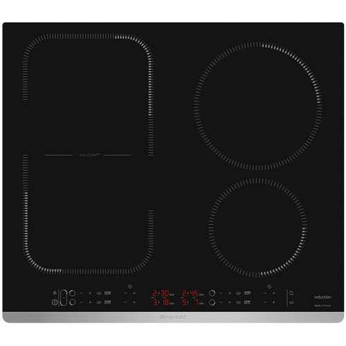 Induction cooktop - BPI164HUX - Brandt - 4 burner / built-in / with ...