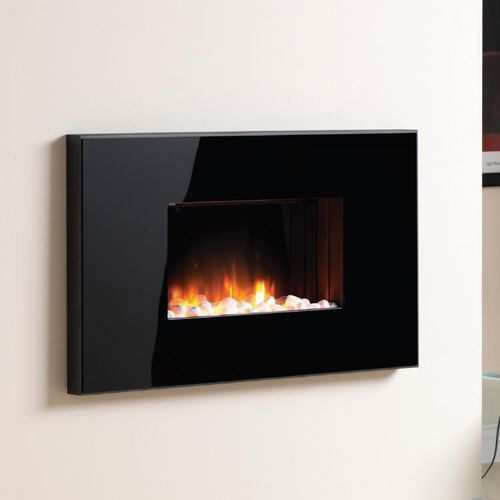 Electric fireplace - CORELLO  - Flamerite Fires - wall-mounted / Single-sided / closed hearth