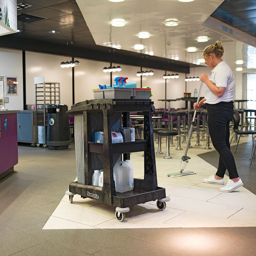 Cleaning trolley - ECO-Matic EM1 - Numatic - waste / commercial / recycled plastic
