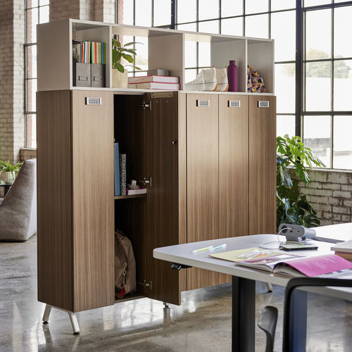 Modular bookcase - EVERYSPACE™ - KIMBALL Office - modern / commercial / wooden