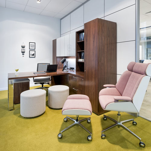 Commercial desk and storage set - DEFINITION® - KIMBALL Office