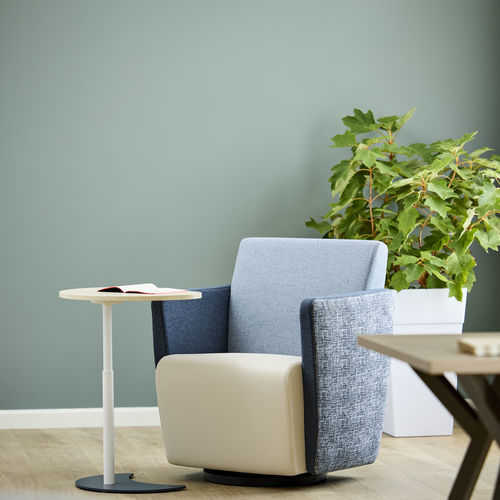 Contemporary armchair - FRINGE® 2.0 - KIMBALL Office - fabric / club / privacy