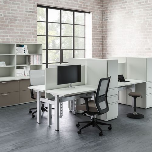 Wooden office unit - ALLOY® - KIMBALL Office - metal / 1-drawer / 2-drawer