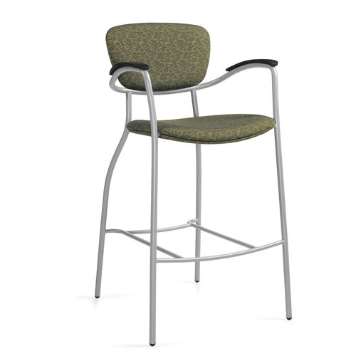 Contemporary bar chair - CAPRICE™ - GLOBAL totaloffice - indoor / fabric / leather