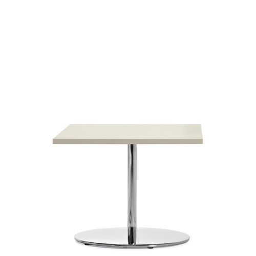 Contemporary coffee table - JEO - GLOBAL totaloffice - laminate / metal base / round