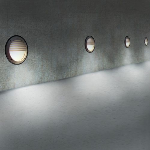 Recessed wall light fixture - SPIA - Beta-Calco - LED / round / IP67