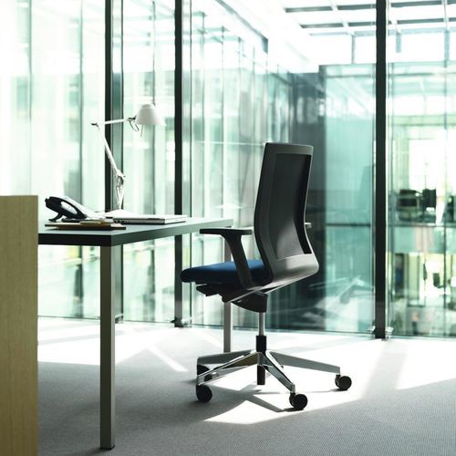 Contemporary office armchair - 180 NEOS - Wilkhahn - fabric / upholstered / commercial