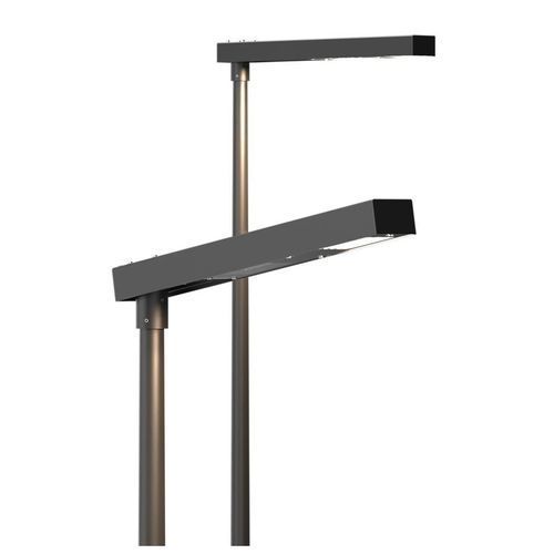 Urban lamp post - LINEA MA - Hess GmbH Licht + Form - contemporary / cast aluminum / glass