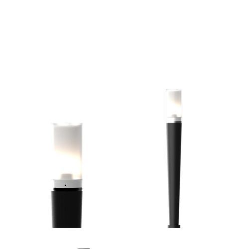 Urban bollard light - RIVA LP - Hess GmbH Licht + Form - contemporary / PMMA / cast aluminum