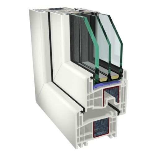 PVC window - GEALAN S8000   - ARUTECH PARIMAD AKNAD OÜ - casement / double-glazed / triple-glazed