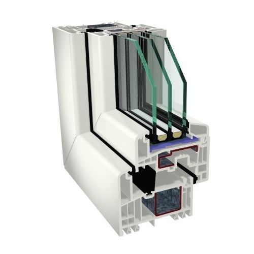 PVC window - GEALAN-LUMAXX  - ARUTECH PARIMAD AKNAD OÜ - casement / triple-glazed / thermally-insulated