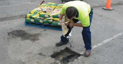 Asphalt flooring - BITUPACK - Cultured Stone Products - road / textured / concrete look