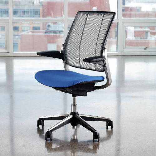 Contemporary office armchair - DIFFRIENT SMART - Humanscale - mesh / upholstered / adjustable-height