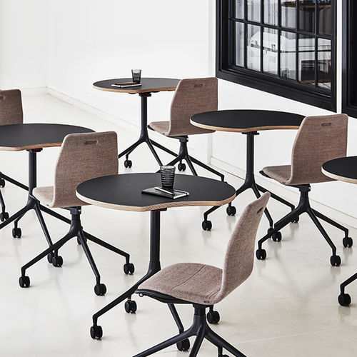 Contemporary office chair - CCSB7B7FAK01U - HOWE - indoor / fabric / leather