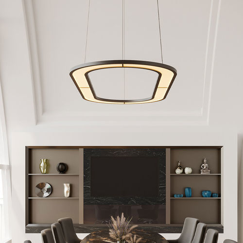 Contemporary chandelier - GHOST PARABOLICA - BOYD - aluminum / acrylic / commercial