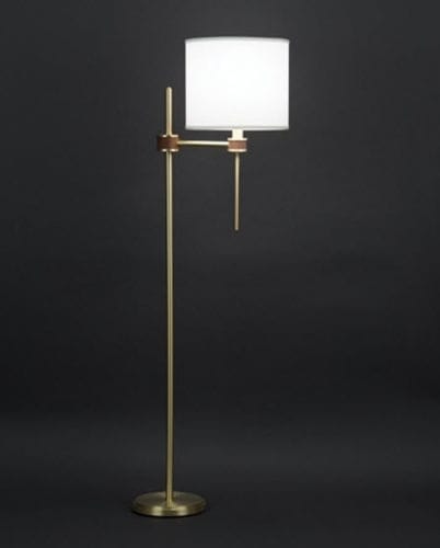 Floor-standing lamp - TOPANGA - BOYD - wooden / metal / contemporary