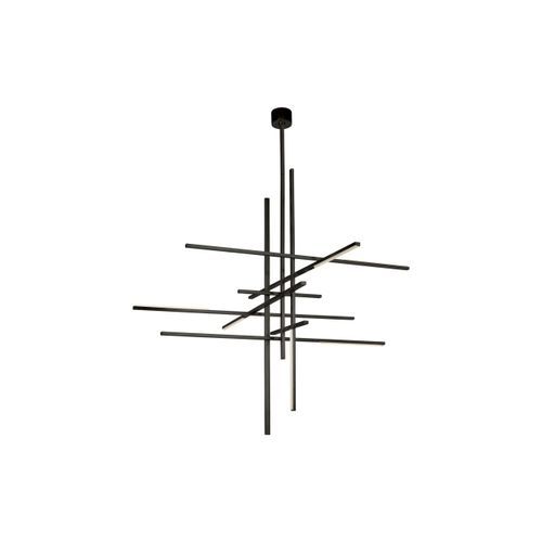 Modern chandelier - CITYSCAPE GRANDE - TECH LIGHTING - crystal / brass / commercial