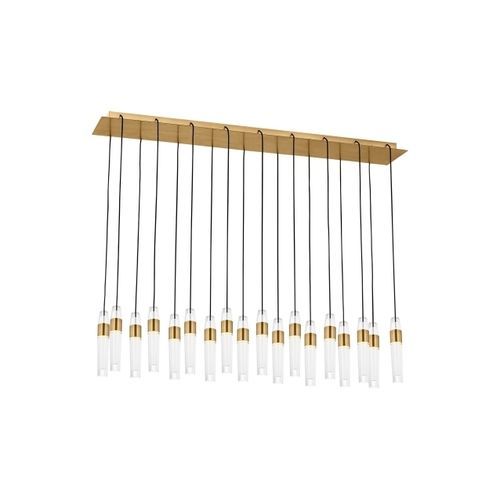 Unique chandelier - LASSELL  - TECH LIGHTING - crystal / blown glass / brass