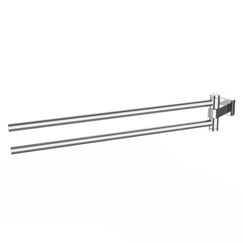 2-bar towel rack - 5487985 - ERLAU - wall-mounted / stainless steel