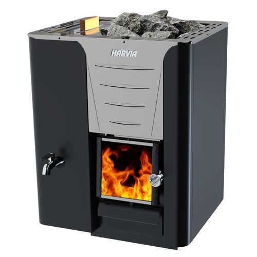 Wood sauna heater - Pro 20 LS - HARVIA - 20 kW...50 kW / floor-mounted / steel