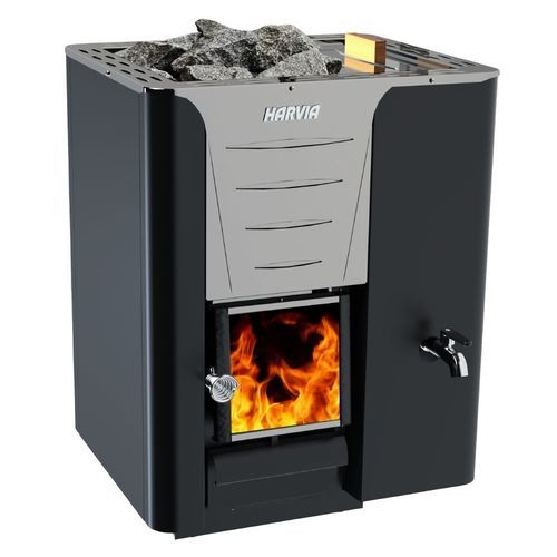 Wood sauna heater - Pro 20 RS - HARVIA - 20 kW...50 kW / floor-mounted / steel
