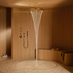 hanging shower head