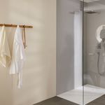 flush shower base