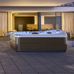 above-ground hot tub