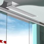 ceiling-mounted air curtain