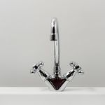 countertop double-handle mixer tap