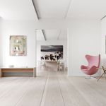 solid parquet floor