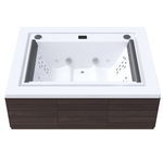above-ground hot tub